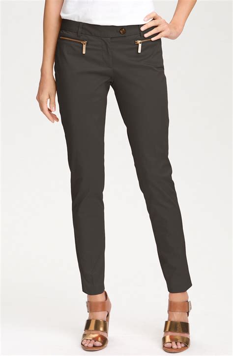 Michael Kors Zip Pocket Ankle Pants 